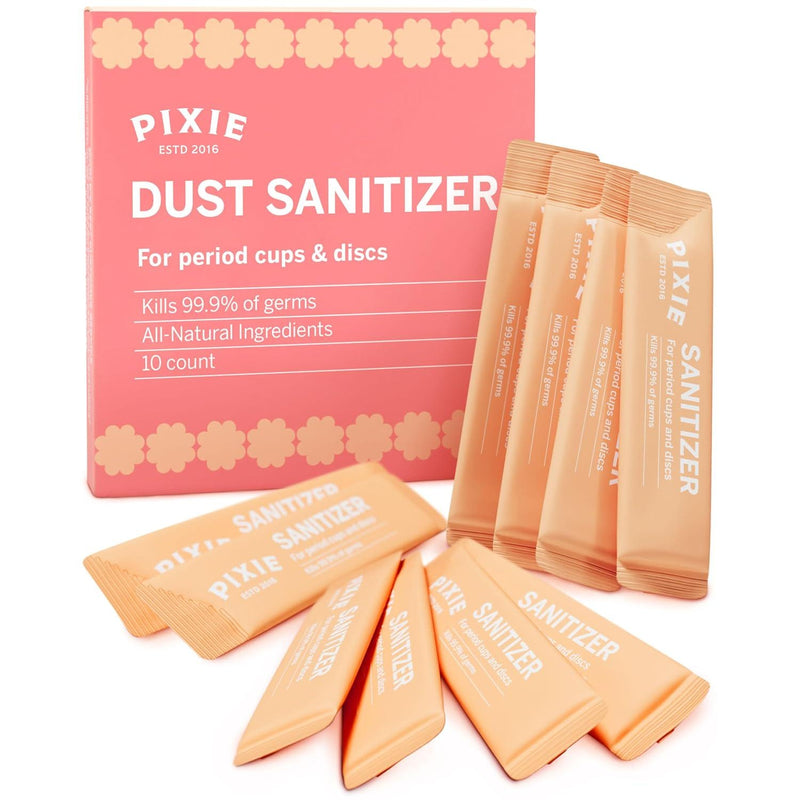 Dust Menstrual Cup Sanitizer - Menstrual Disc Sanitizer + Period Cup Cleaner - Just add Water - Portable Travel Solution for Feminine Care