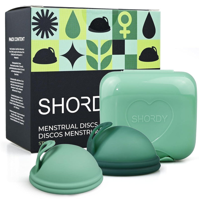 Reusable Menstrual Disc Set Small & Large for Beginners, High Cervix