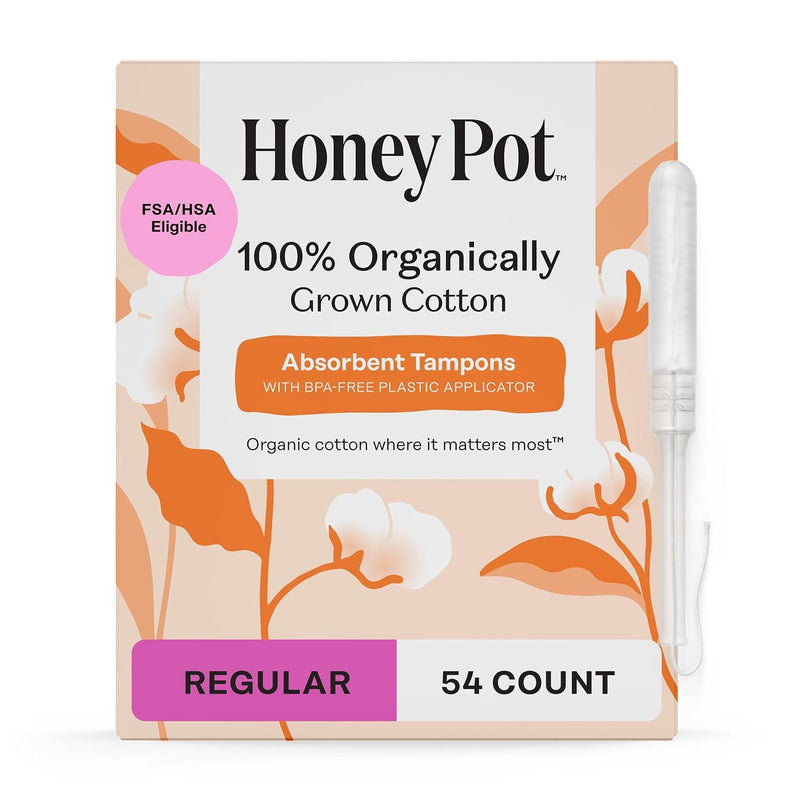 - 100% Organic Cotton Tampons - Regular Absorbency