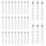 40 Pack Disposable Vaginal Cream Applicators, Lube Injector Syringes, Fits Preseed, Suppository, Lub-RIC-Ants, Premarin, Gels, Lubricants, Feminine Care Applicator - Comfort Tip and Dosage Markings