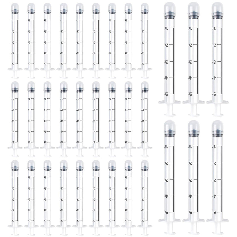 40 Pack Disposable Vaginal Cream Applicators, Lube Injector Syringes, Fits Preseed, Suppository, Lub-RIC-Ants, Premarin, Gels, Lubricants, Feminine Care Applicator - Comfort Tip and Dosage Markings