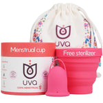 Reusable Menstrual Cup Kit, Size A, Medium