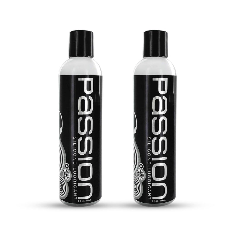 Passion Silicone Lubricant Twin Pk, 16 Fl Oz - Long-Lasting, Non-Sticky