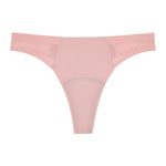 Women Leakproof Period Underwear Mesh Thong – Light Flow Protection, Absorbs 1–3 Regular Tampons, Seamless No-Show