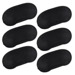 6 Pcs Eye Mask Sleep Masks Bulk Soft Breathable Blackout Eye Cover for Side Sleeper, Black Blindfold Sleeping Mask with Adjustable Straps for Travel Blindfold Meditation Nap Women Men Kids