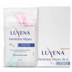 LUVENA pH-Balanced Feminine Wipes, Intimate Cleansing, 25 Count, 1 Pack