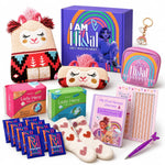 First Period Kit Gift for Girls 9–12 | Period Starter Kit for Tweens & Teens | Pads, Wipes & Confidence Essentials | First Period Gift Box with Discreet Bag (Alpaca)