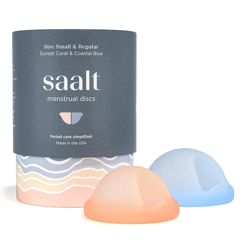 Menstrual Disc Duo, Reusable Period Disc for 12-Hour Protection
