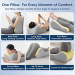 Natural Latex Wedge Support Pillow for Couples and Home Comfort