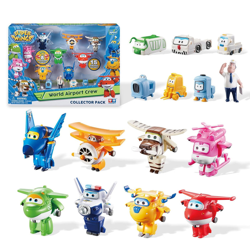Super Wings Toys, Transformer Toys 2 Inch, Airplane Toy for Kids 3-5 Years