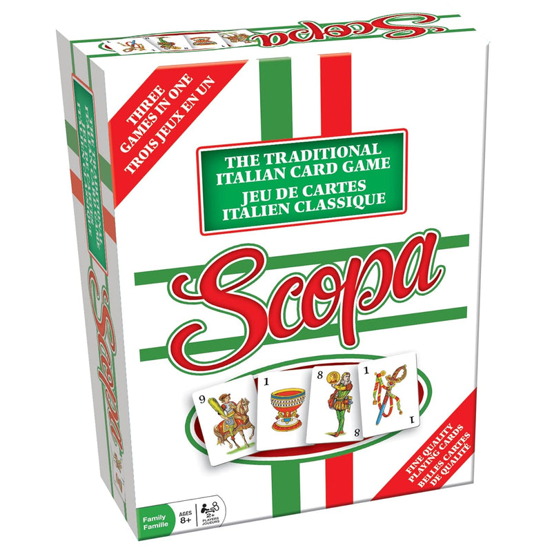 Imagination Outset Media : Scopa (Bilingual)- 3 Games in 1, Develops Critic