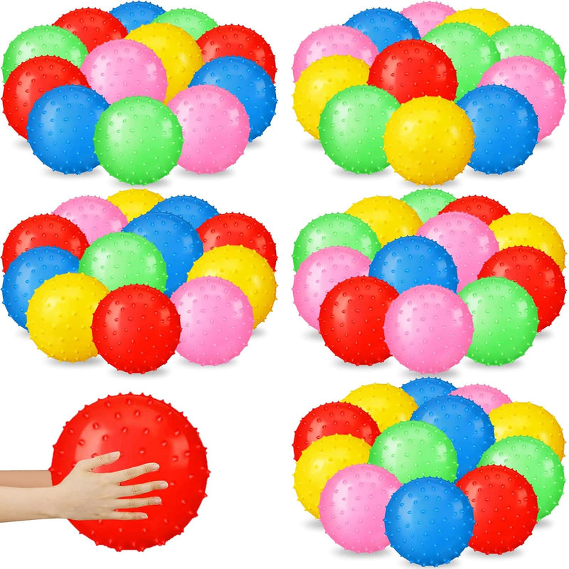 Jerify Knobby Balls 7 Inch Spiky Bounce Ball Toy Large Bouncy Balls Bulk In