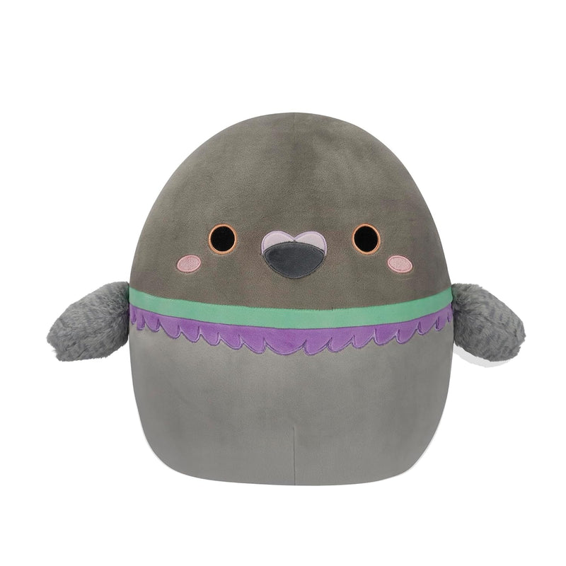 Original 14 Inch Ottilie Grey Pigeon With Fuzzy Wings Official Jazwares Lar