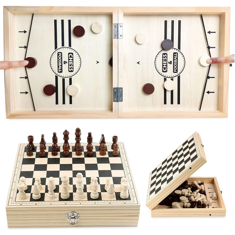 Fast Sling Puck Game Paced, Table Desktop Battle,Winner Board Games Toys Fo