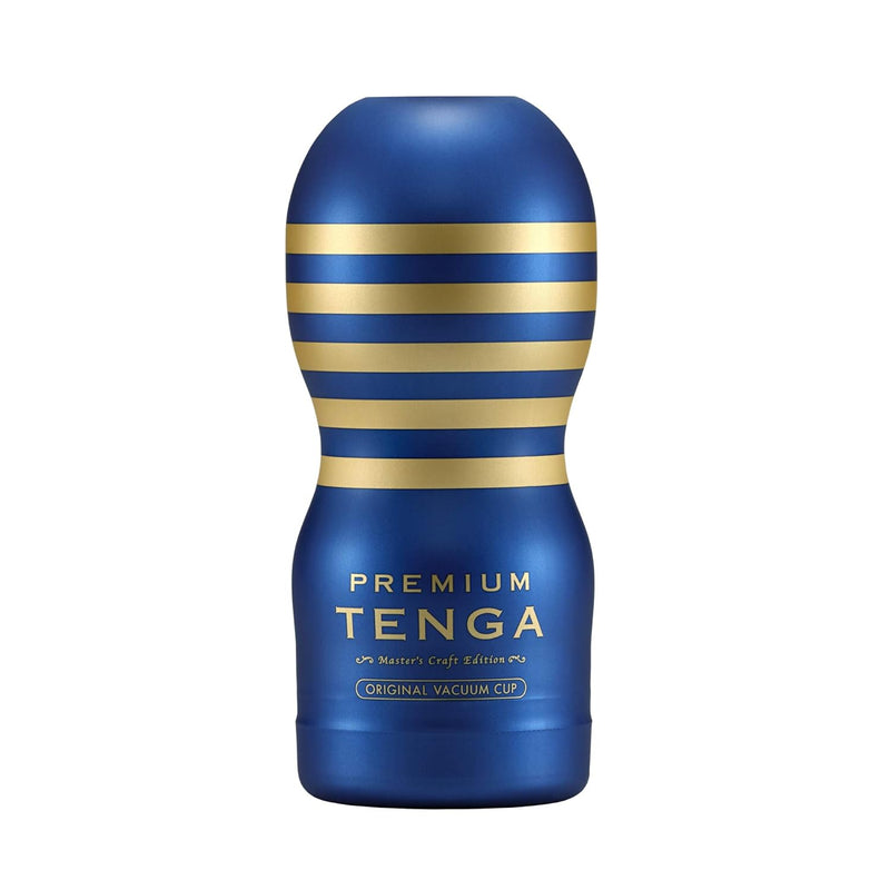 Toc-201Pt Premium Pre-Lubricated Male Masturbator Vacuum Cup With Powerful Suction Blue