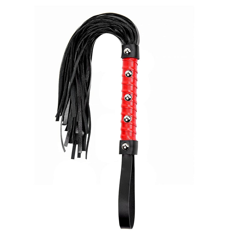 Red Sex Whip 18" Spanking Flogger Bdsm Adult Sex Whip Flogger Bdsm Spanking Paddle For Sex Play Cosplay