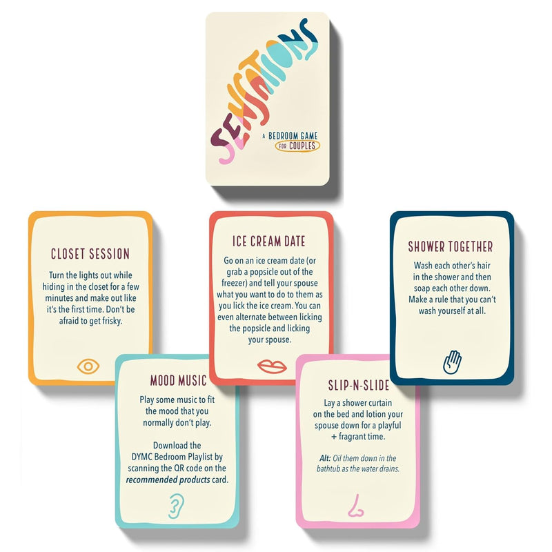 Sensations Card Game For Couples Spice It Up In The Bedroom & Adventure Thr