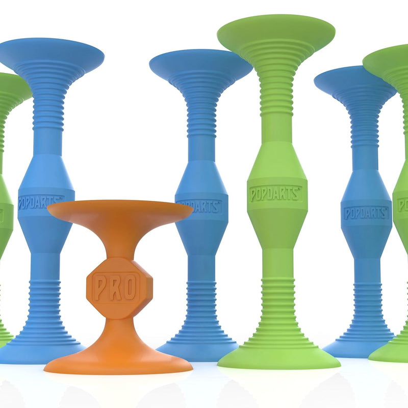Pro Pack (Blue And Green) Indoor, Outdoor Suction Cup Throwing Game Competi