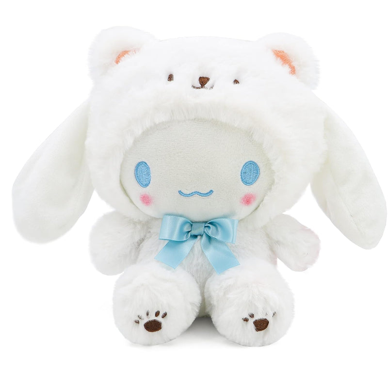 Cartoon White Bear Cross Dressing Series Plush,Soft Plush Doll Cute Soft To