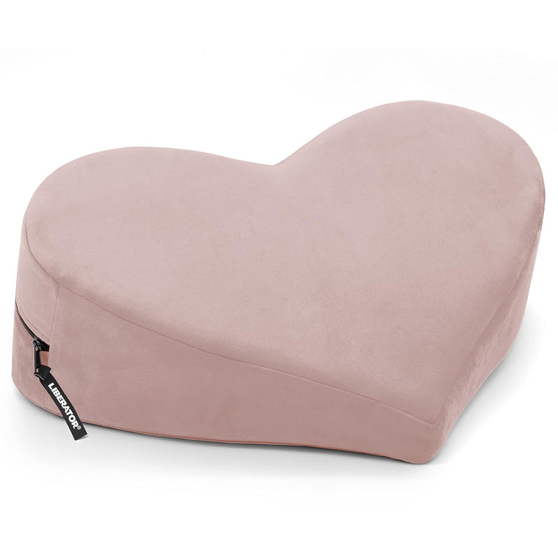 Heart Wedge Sensual Positioning Pillow - Microvelvet Rose 14088