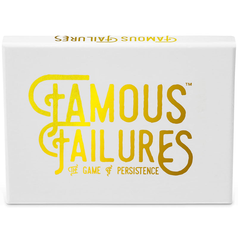 Famous Failures, Educational Card Game About Success. Fun Family Games For Gam