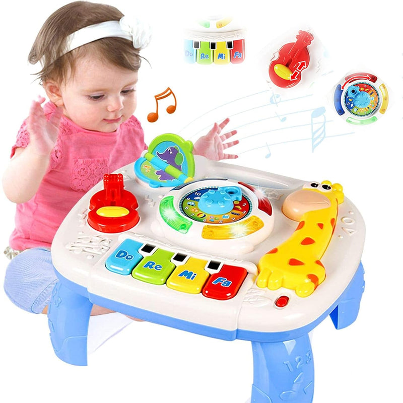 Baby Toys 6 To 12 Months, Musical Learning Table Baby Toys For 1 2 3 Year O