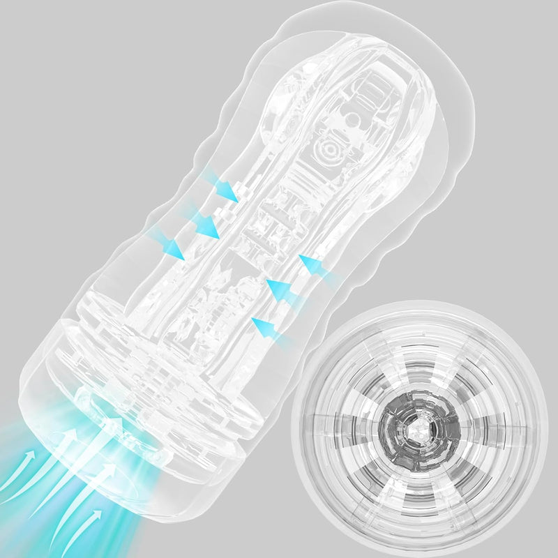 Toys For Men'S Sex - Male Masturbators, Ultra-Soft Textured, Manual Sucking Extrusion Male Masturbation Stroker Sleeve Stimulation Pocket Pussies Sex Toys For Men 2023 Upgrade