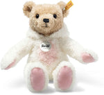 Steiff Teddy Bear in Bunny Hoodie Costume, Year of the Rabbit, Teddybear Stuffed Animal, Plush Bear Cuddly Toy, Machine Washable, 11 inches