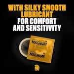 Magnum Premium Large Condoms, Lubricated for Comfort, 24 Count Value Pack