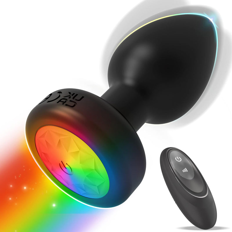 Vibrating Butt Plug Light Up Anal Toys, Led Lighted Anal Plug Female V BlessMyBucket Vibrating Butt Plug Light Up Anal Toys, Led Lighted Anal Plug Female V BlessMyBucket