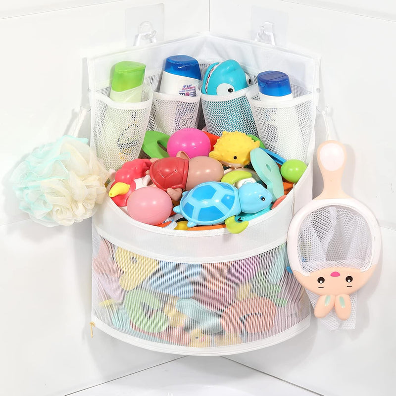 Baby Bathtub Toy Storage 17" X 13" Bathtub Toy Holder Mesh Bathtub Toy Hold