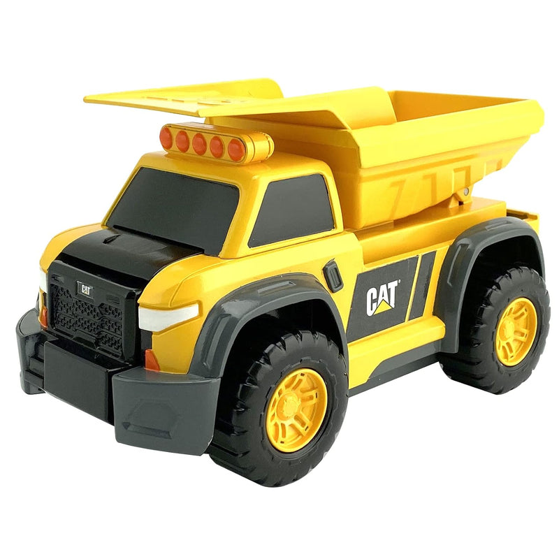 CAT Construction Toys, Truck Constructors Toy Dump Truck - Realistic Lights