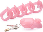 Male Chastity Cage – Adjustable Rings, 6 Colors, Secure & Beginner-Friendly