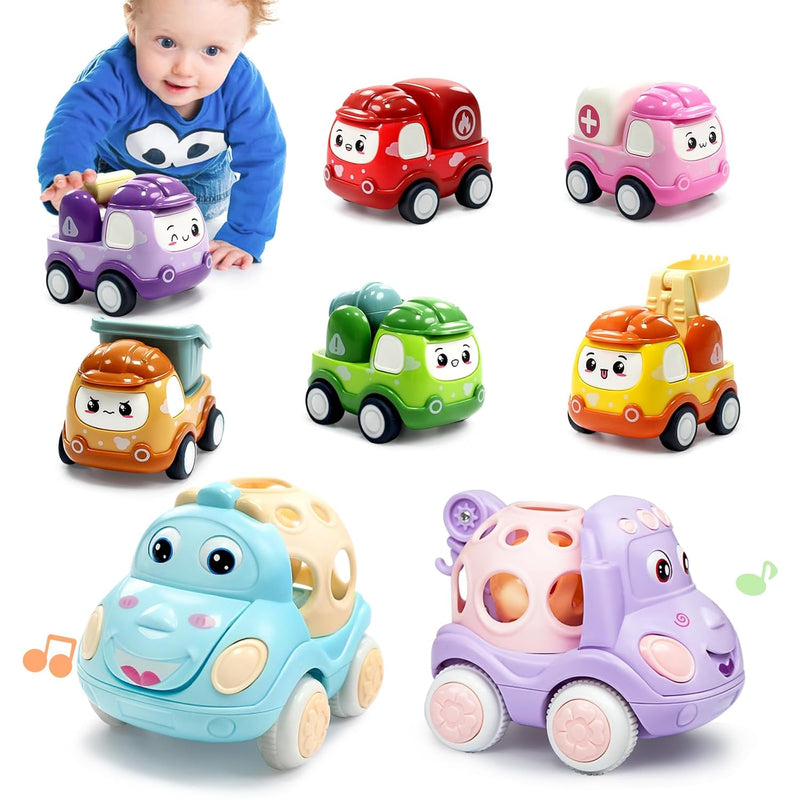 8 Pack Mini Toy Cars For Toddlers 1 3 Pull Back Cars For Toddlers 1 2 3 4 Y