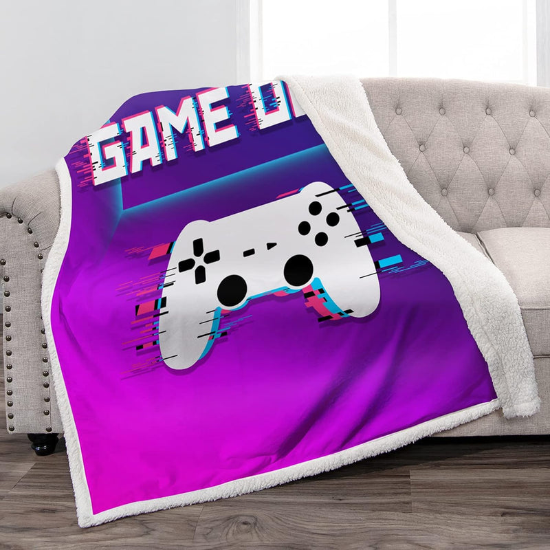 Soft Blanket Gaming Gifts For Gamer Men Boys Teens Kids Adults Christmas Birth