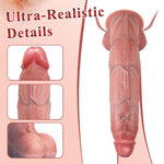 16 Inch Long Thick Huge Dildo Sex Toys, Skin Like Dual Density Silicone Big Anal Dildo For G-Spot, 6.77 Inch Girth Giant Dildos Realistic Penis Sex Toy Dildos With Suction Cup For Women Men