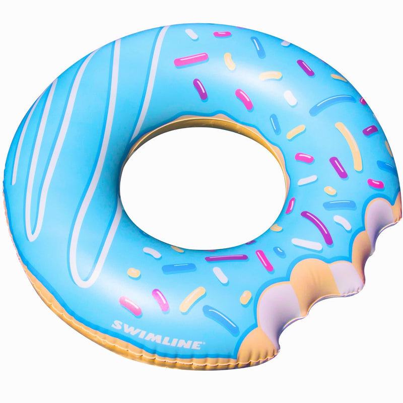 SWIMLINE Inflatable Ring Pool Float for Adults Kids Floating Lounger Comple