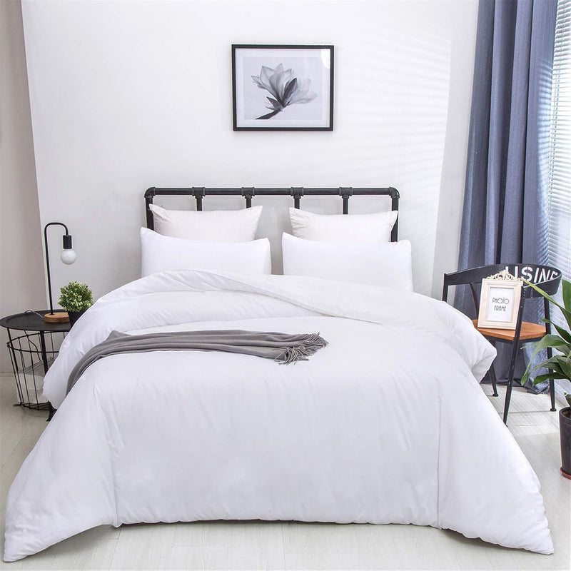 White Comforter Sets Queen Plain White Bedding Comforter Set Full Pure White C