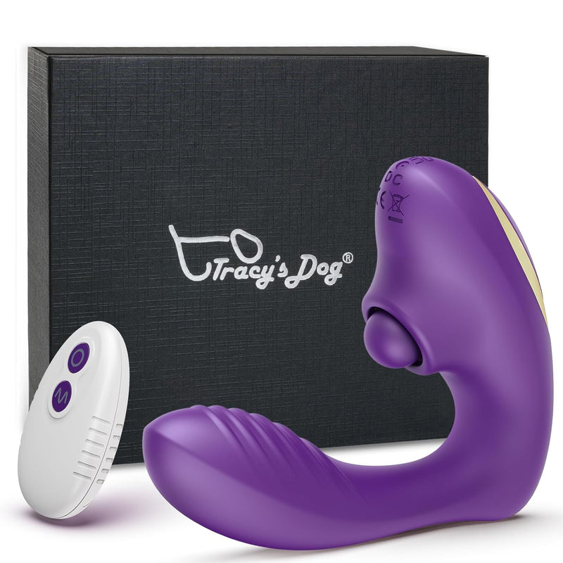 Clitoral Tapping G Spot Vibrator, Vibrating Adult Toy For Double Stimulation, Remote Control Sex Toys For Women Couple, Powerful Waterproof Rabbit Vibrators With 10 Pleasure Modes
