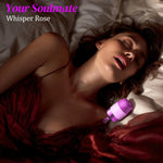 Sucking Vibrator Rose Sex Toy - Whisper Rose Toy Adult Toys For Women Sex Toys With 10 Suction Modes, Clit Nipple Sucker Discreet Vibrators, Clitoral Stimulator For Female Sex Toys, Purple