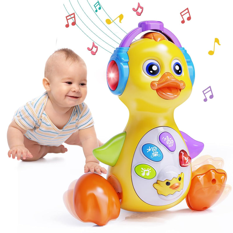 Musical Baby Toys Duck Infant Tummy Time Toys 3 6 0 6 6 12 Months Newborn C