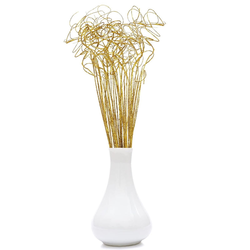 30 Pieces Curly Ting Branches Ting Ting Branches Glitter Branches Vase Filler