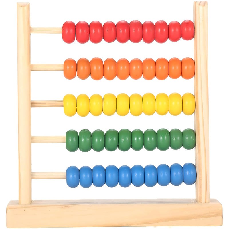 Miniature Counting Frame,5 Rows,Learning Mathematics Abacus