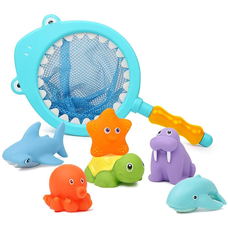 Bath Toy, Water Spraying Discoloration Floating Animals, Bathroom Pool Acce