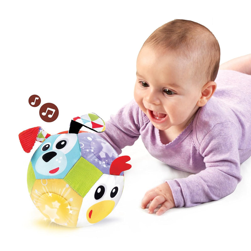 Baby Lights N' Music Friends Ball A Soft Newborn Musical Ball Toy With Flas