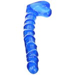Raging Hard-On Slim Line 9-Inch Ballsy, Blue Jellie