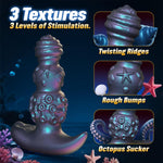 Vibrating Prostate Massager Anal Vibrator For Men—Octopus Vibrator Tentacle Dildo Male Anal Sex Toys With Triple Knots, Remote Control Vibrating Prostate Toy Anal Plug Butt Plug Anal Toys With 9 Modes