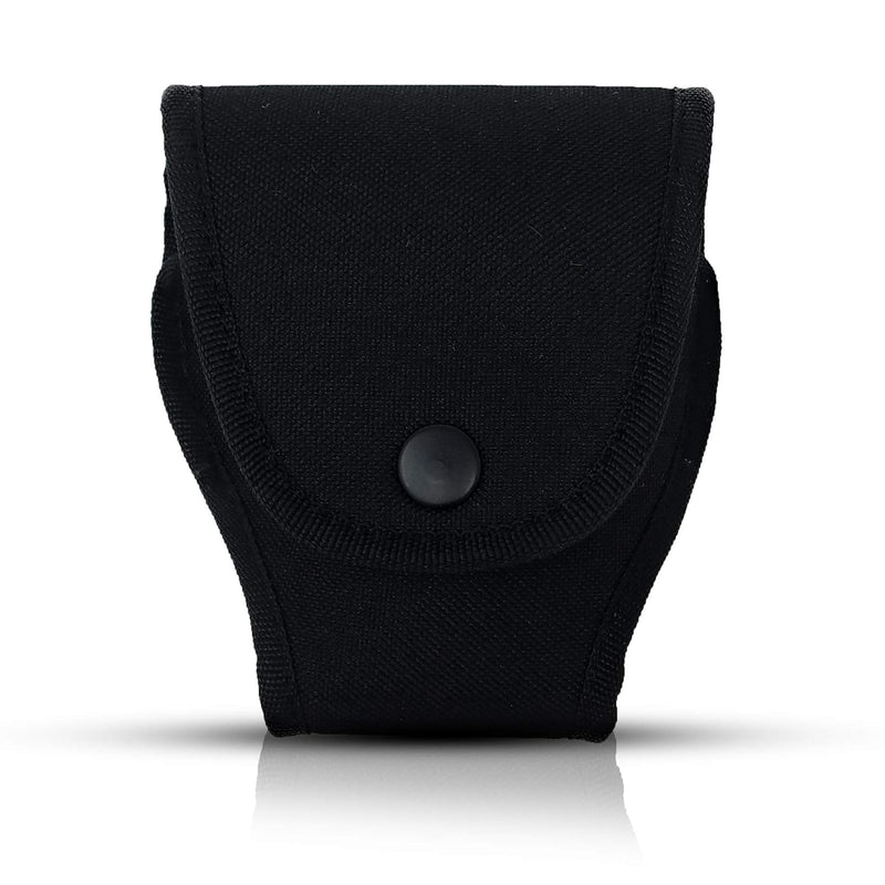 Black Nylon Handcuff Case Pouch - Holder With Secure Snap & Belt Loop By Houston Made Of Nylon | Universal Fit | Can Be Use With Duty Belt And Concealed