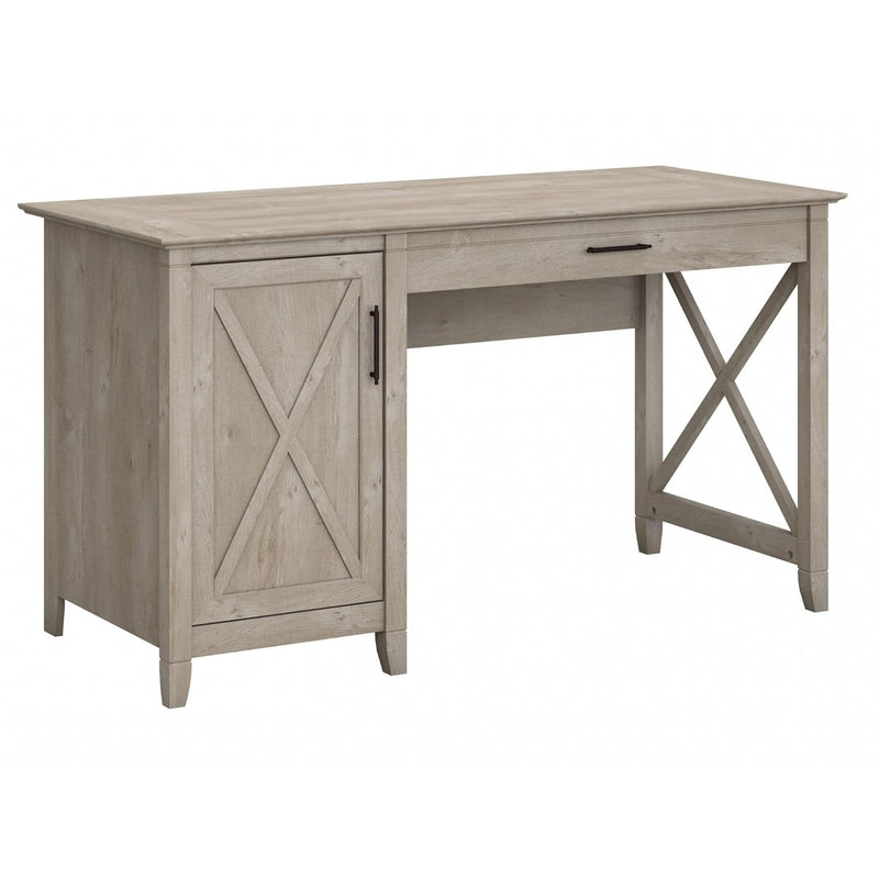 Key West Computer Desk With Storage | Small For Home Office | Modern Farmhouse
