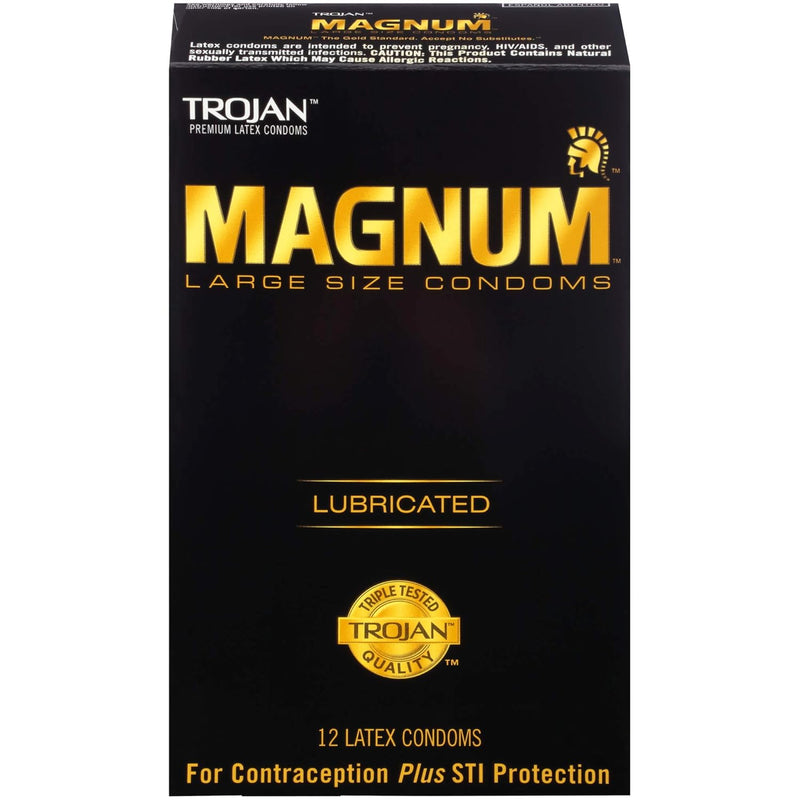 Magnum Large And Xl Large Size Lubricated Condoms 24 Count